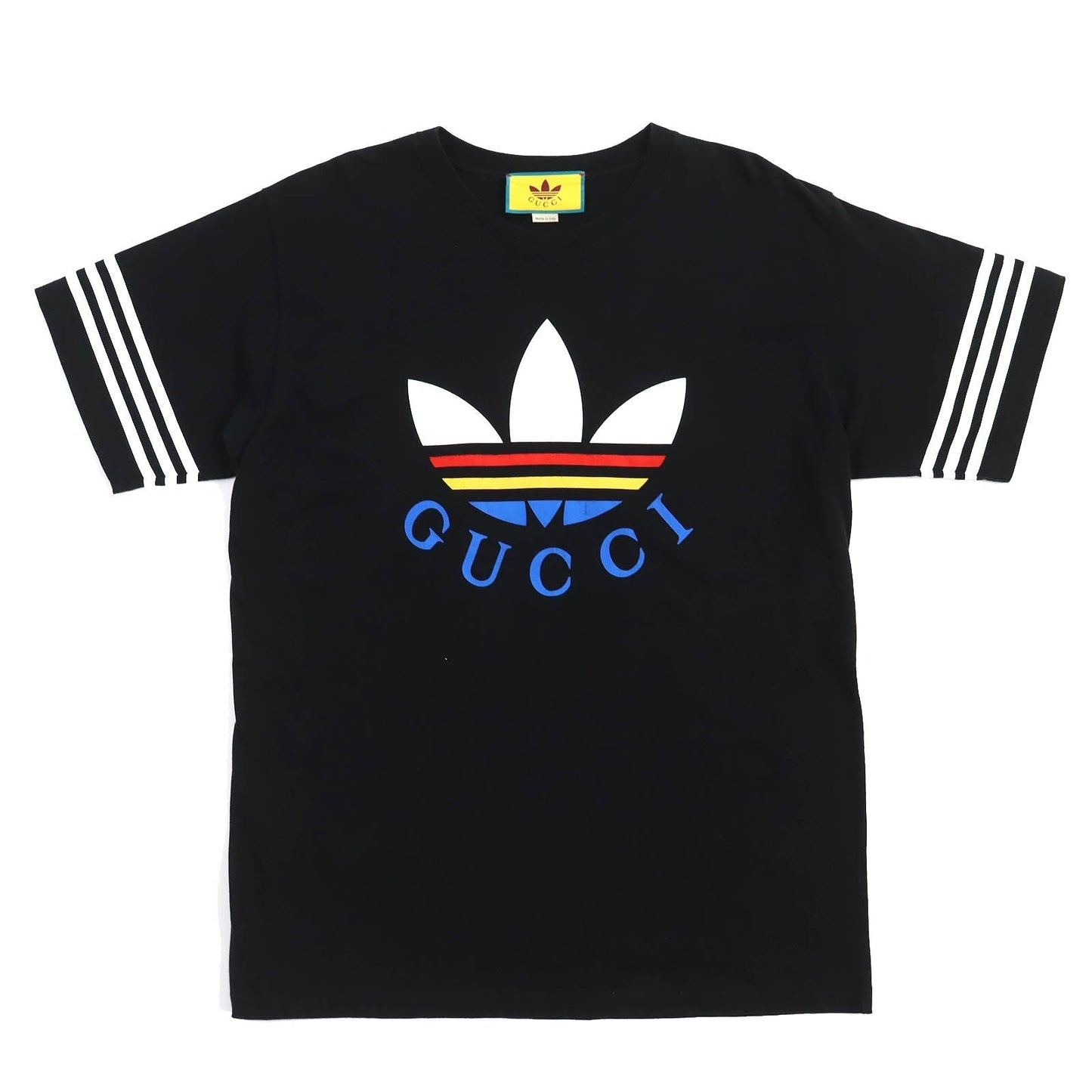 GUCCI Short sleeve T-shirt 616036 cotton Black multicolor M