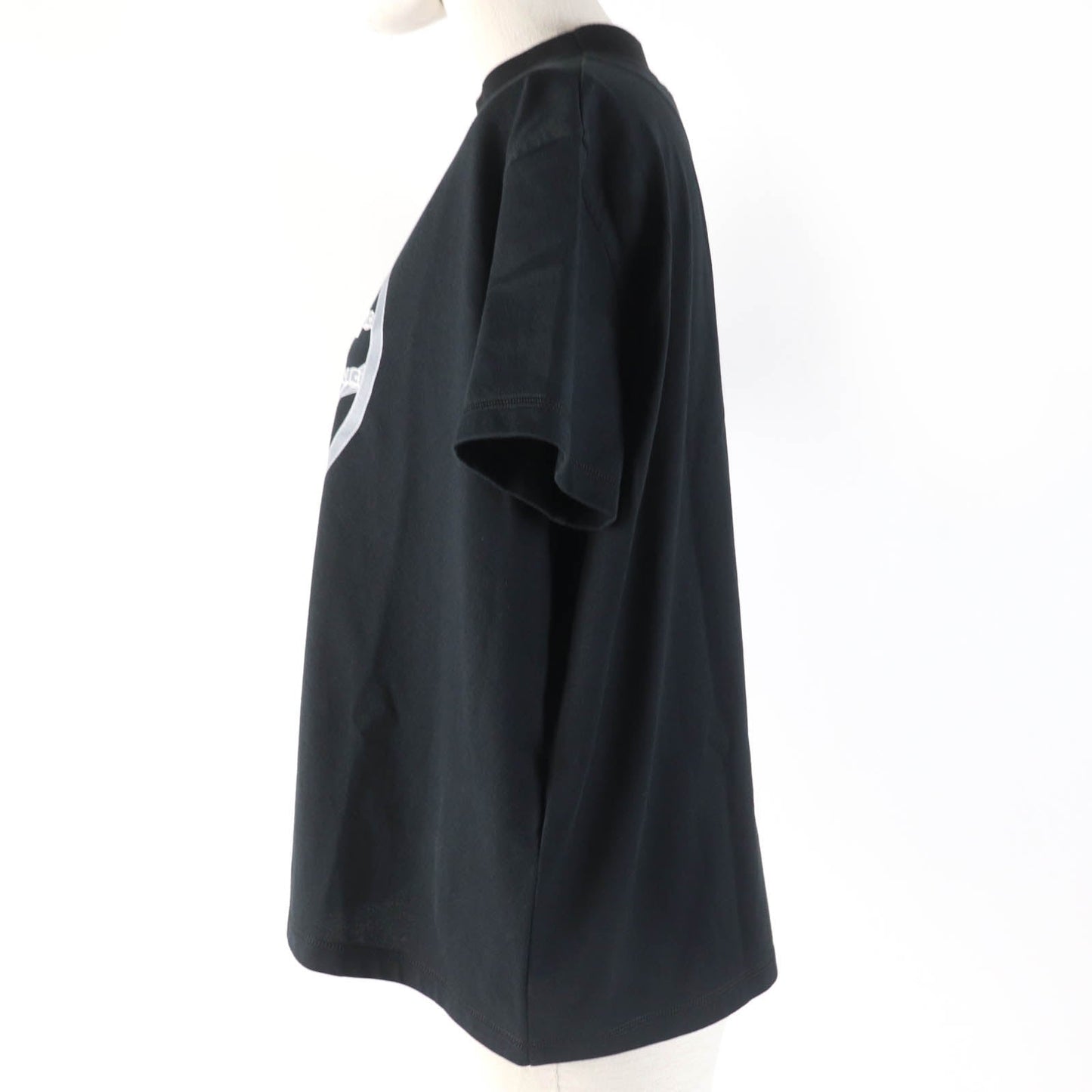 HERMES Short sleeve T-shirt cotton black Morning walk on the Matin Promenade 36