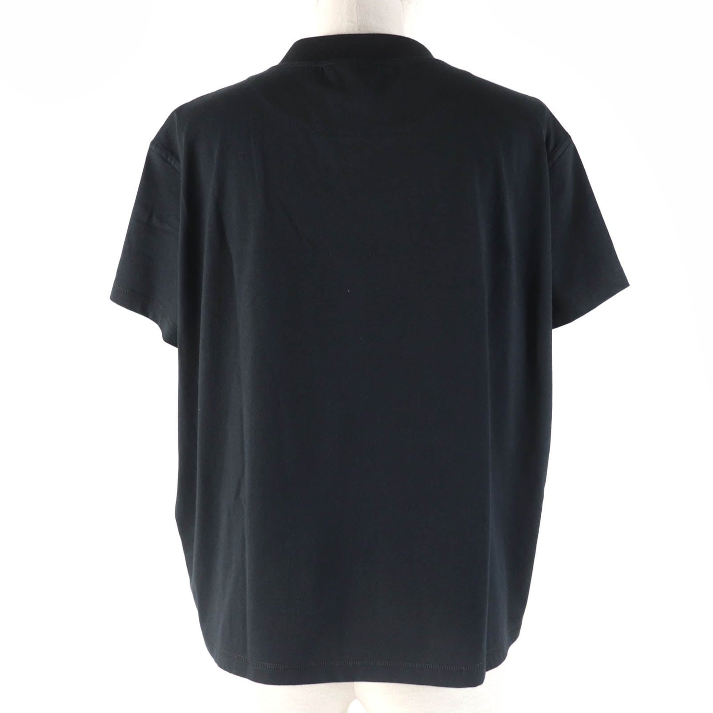 HERMES Short sleeve T-shirt cotton black Morning walk on the Matin Promenade 36