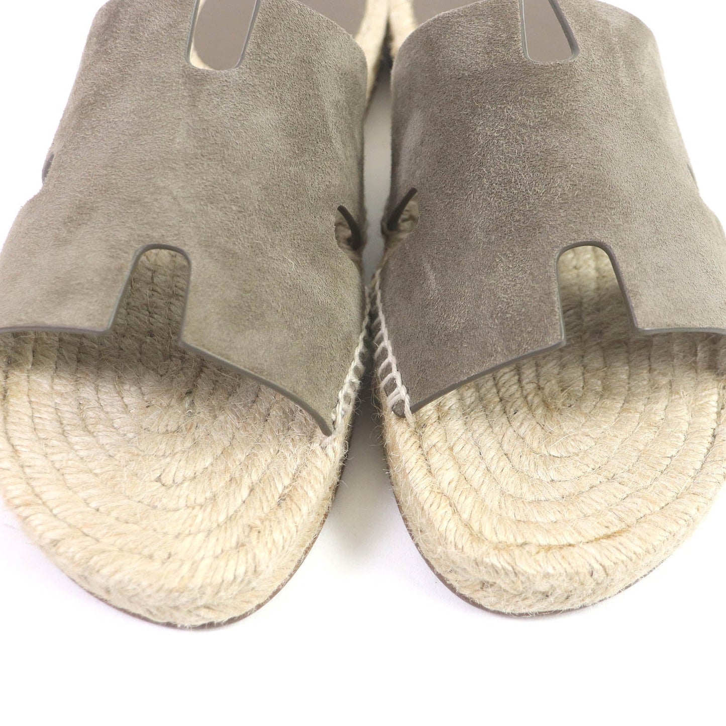 HERMES Sandals H231001ZH1J390 Chevre Veroa Etope Antigua 39