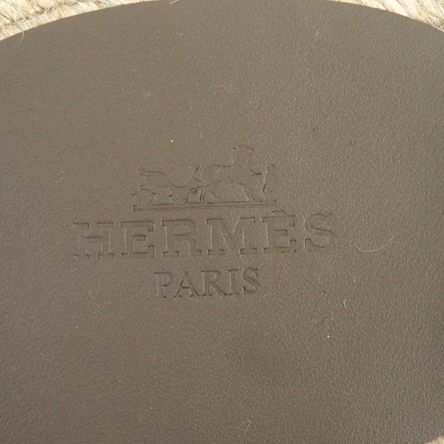 HERMES Sandals H231001ZH1J390 Chevre Veroa Etope Antigua 39