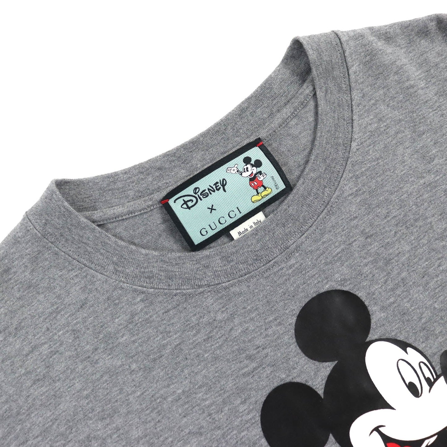 GUCCI Short sleeve T-shirt 565806 XJB67 cotton Gray multicolor XS