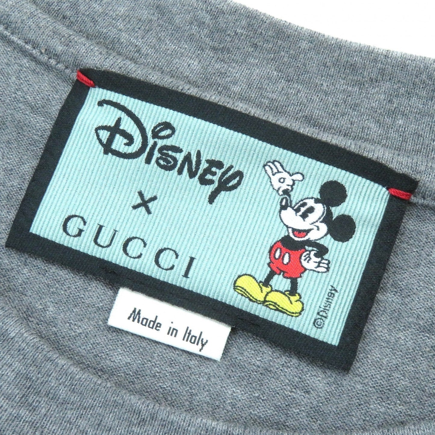 GUCCI Short sleeve T-shirt 565806 XJB67 cotton Gray multicolor XS