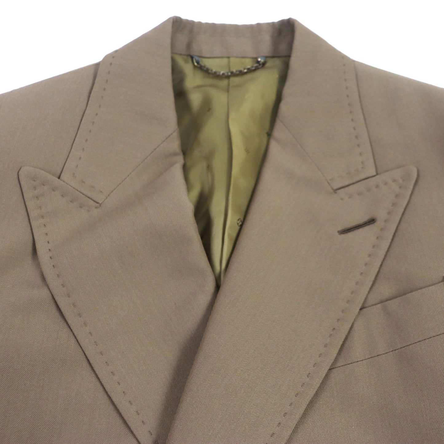 LOUIS VUITTON coat HGC70E wool Brown Plain Rainbow Poppy Dorothy 44