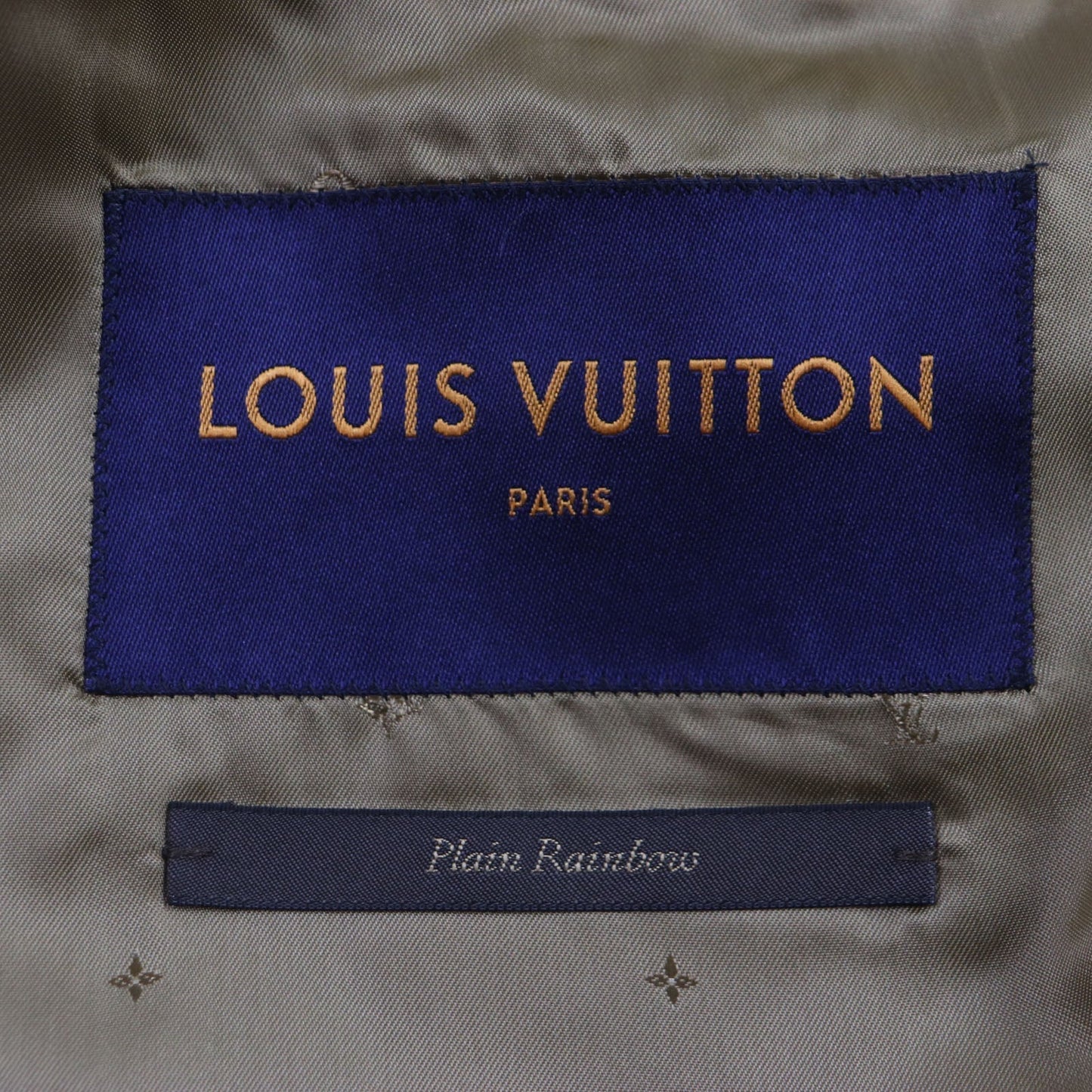 LOUIS VUITTON coat HGC70E wool Brown Plain Rainbow Poppy Dorothy 44