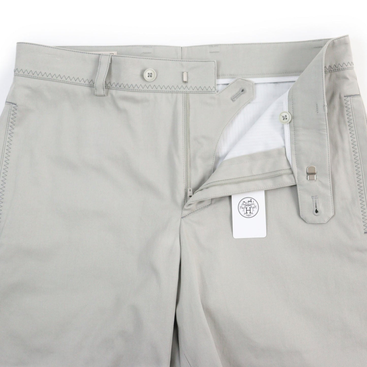 HERMES Shorts cotton gray 38