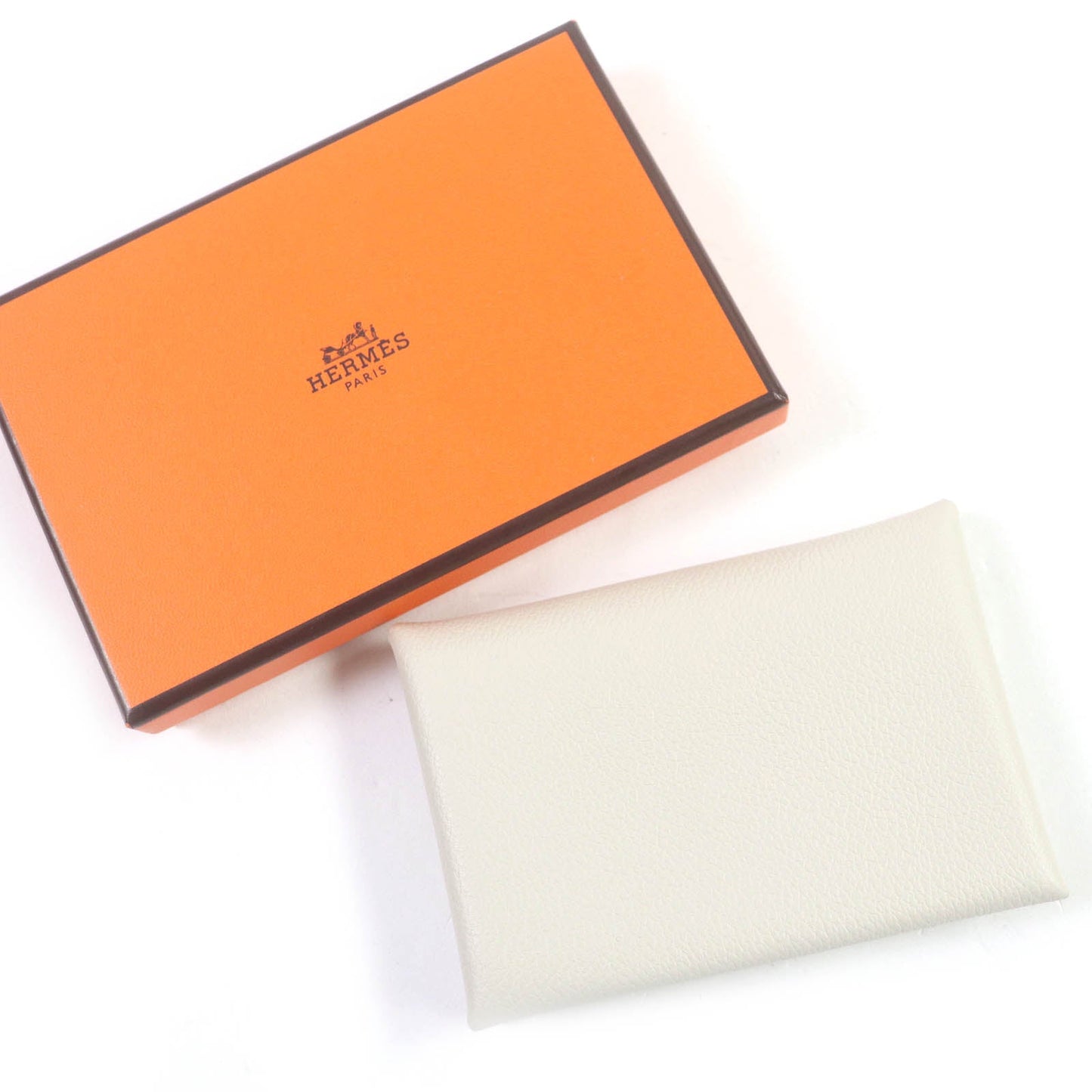 HERMES Coin case Evercolor Beton Calvi duo