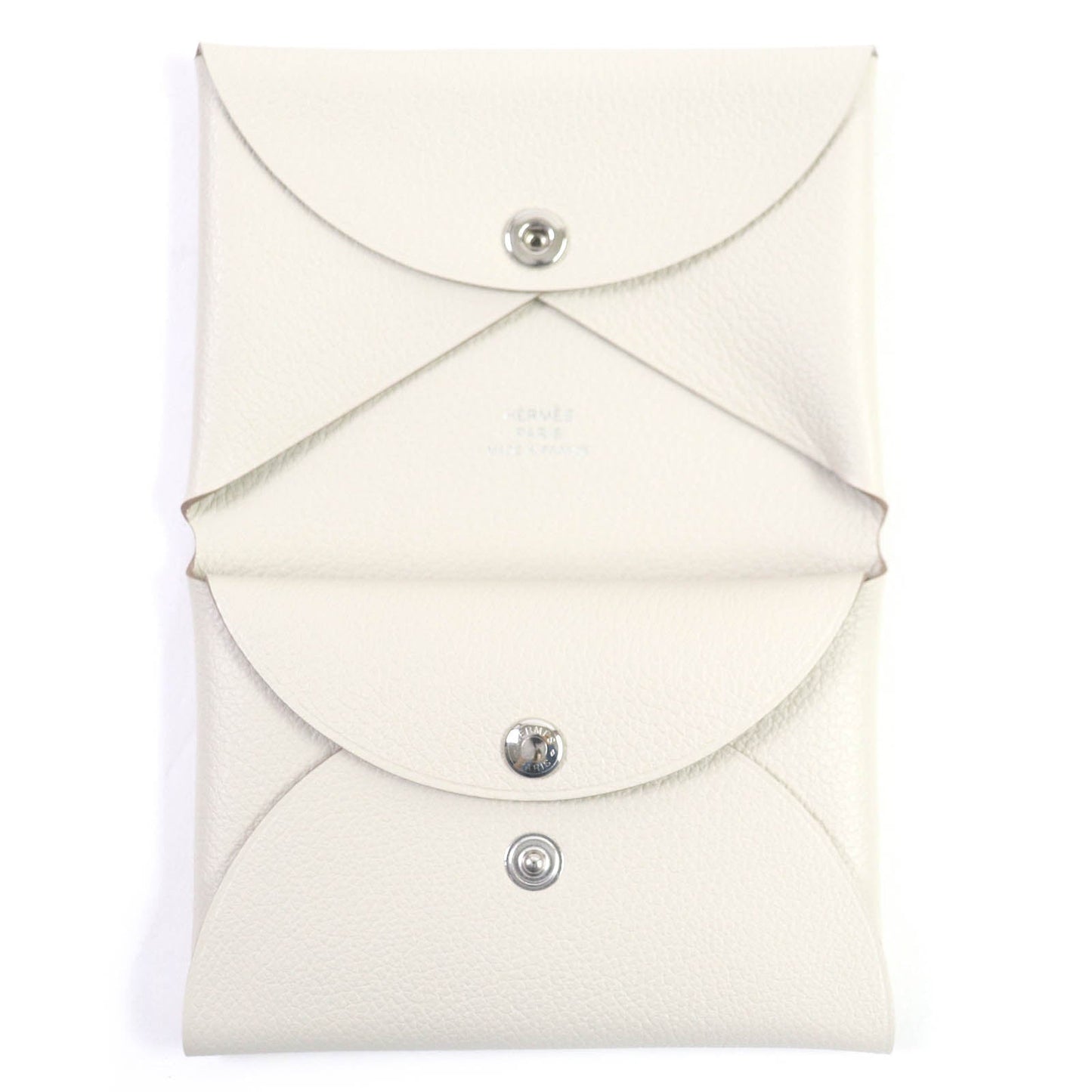 HERMES Coin case Evercolor Beton Calvi duo