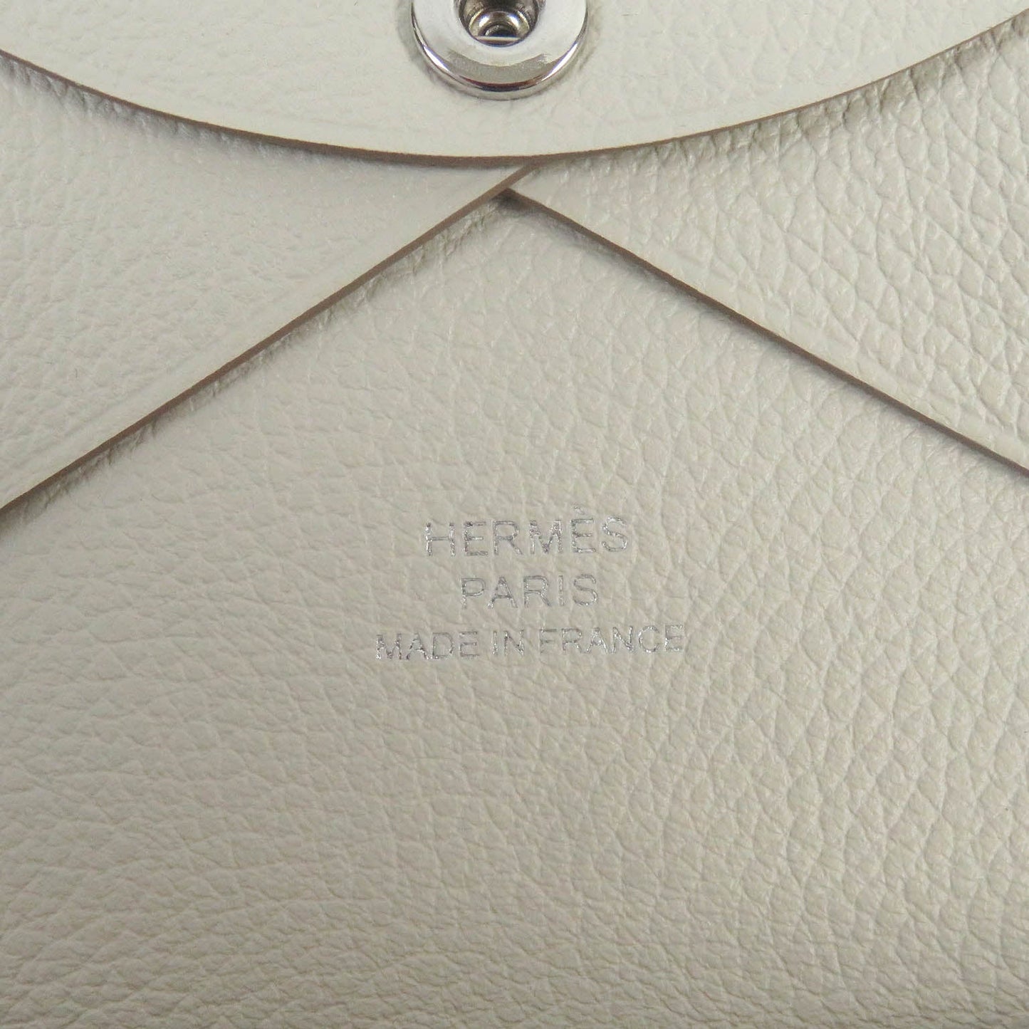 HERMES Coin case Evercolor Beton Calvi duo