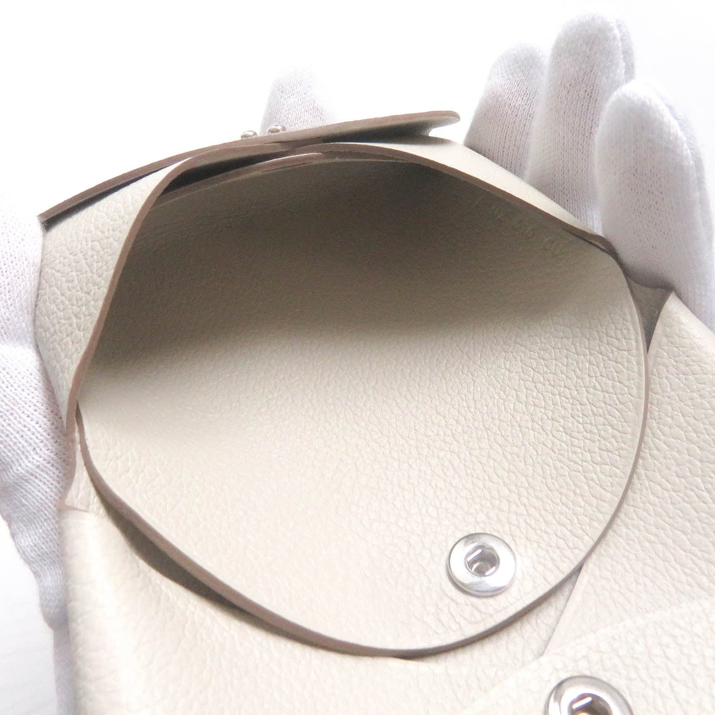 HERMES Coin case Evercolor Beton Calvi duo