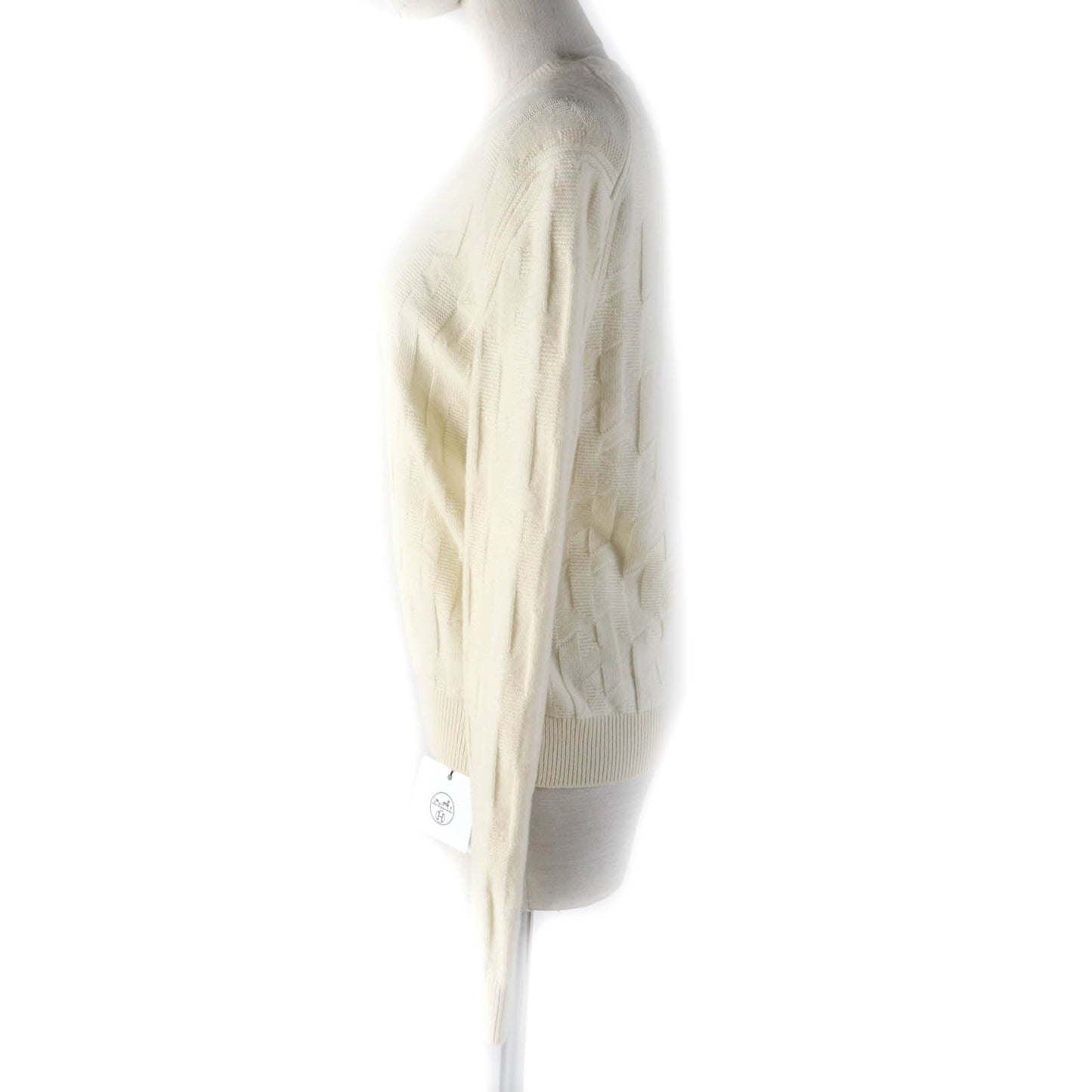 HERMES knit 3H2617D4 wool Ivory 40