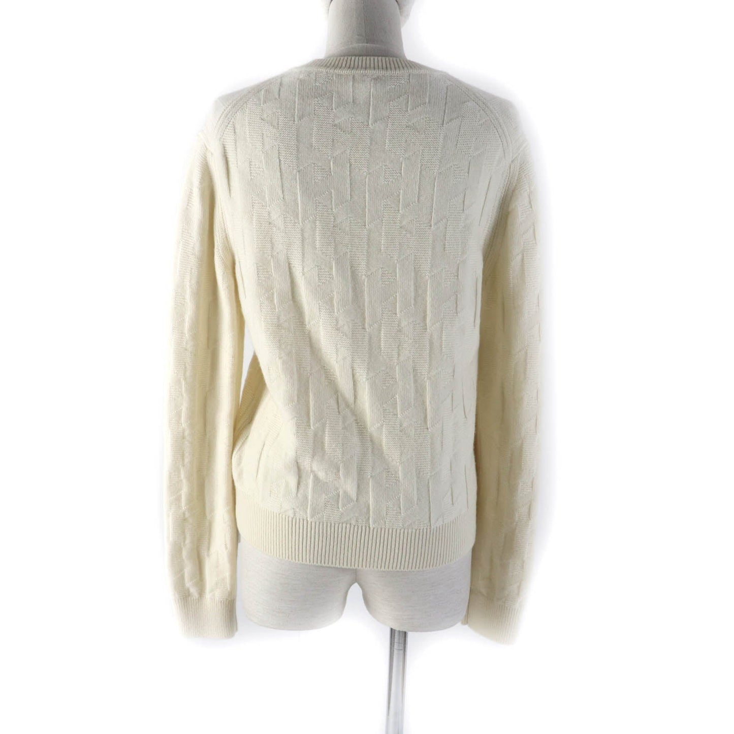 HERMES knit 3H2617D4 wool Ivory 40