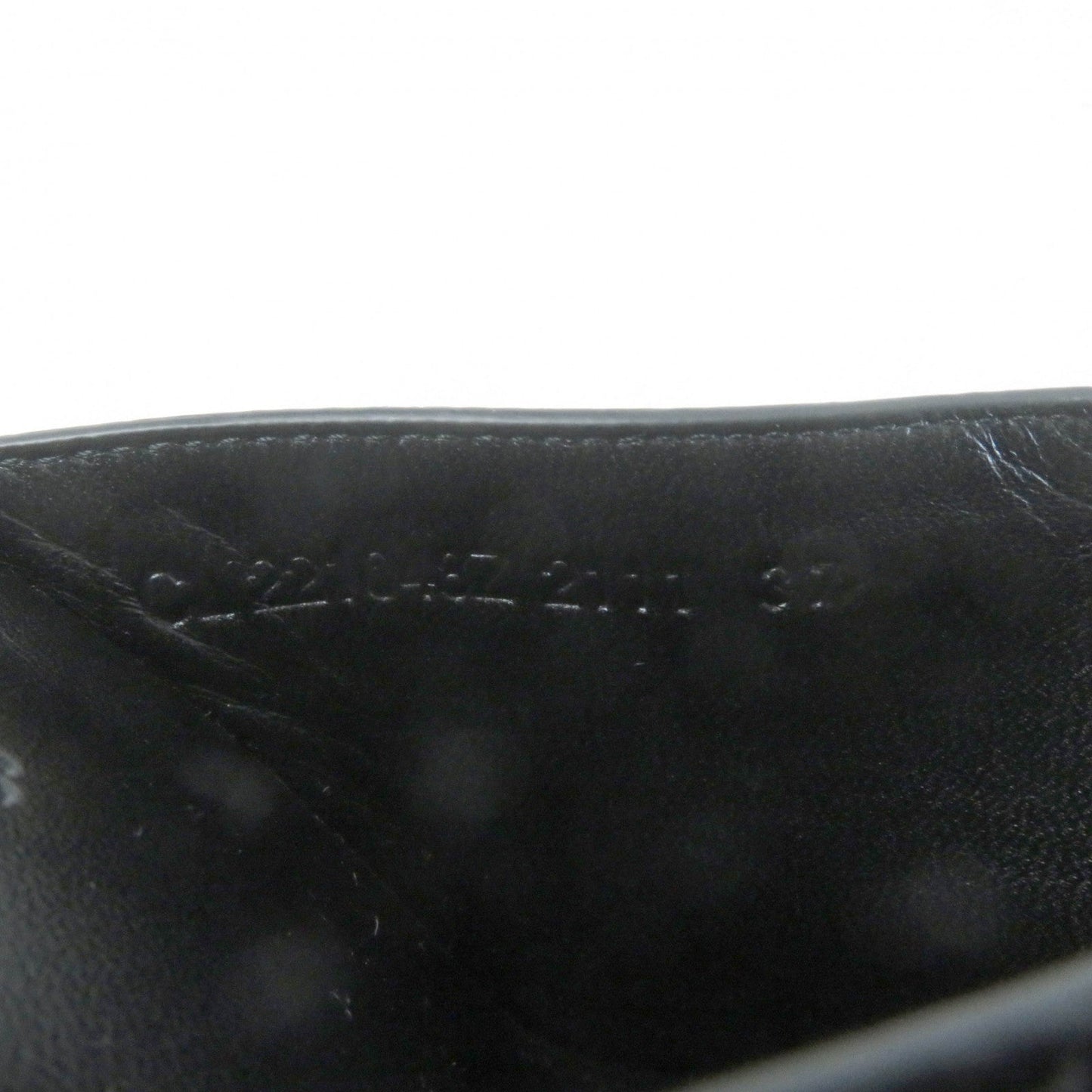 HERMES Sandals leather black Earth 37