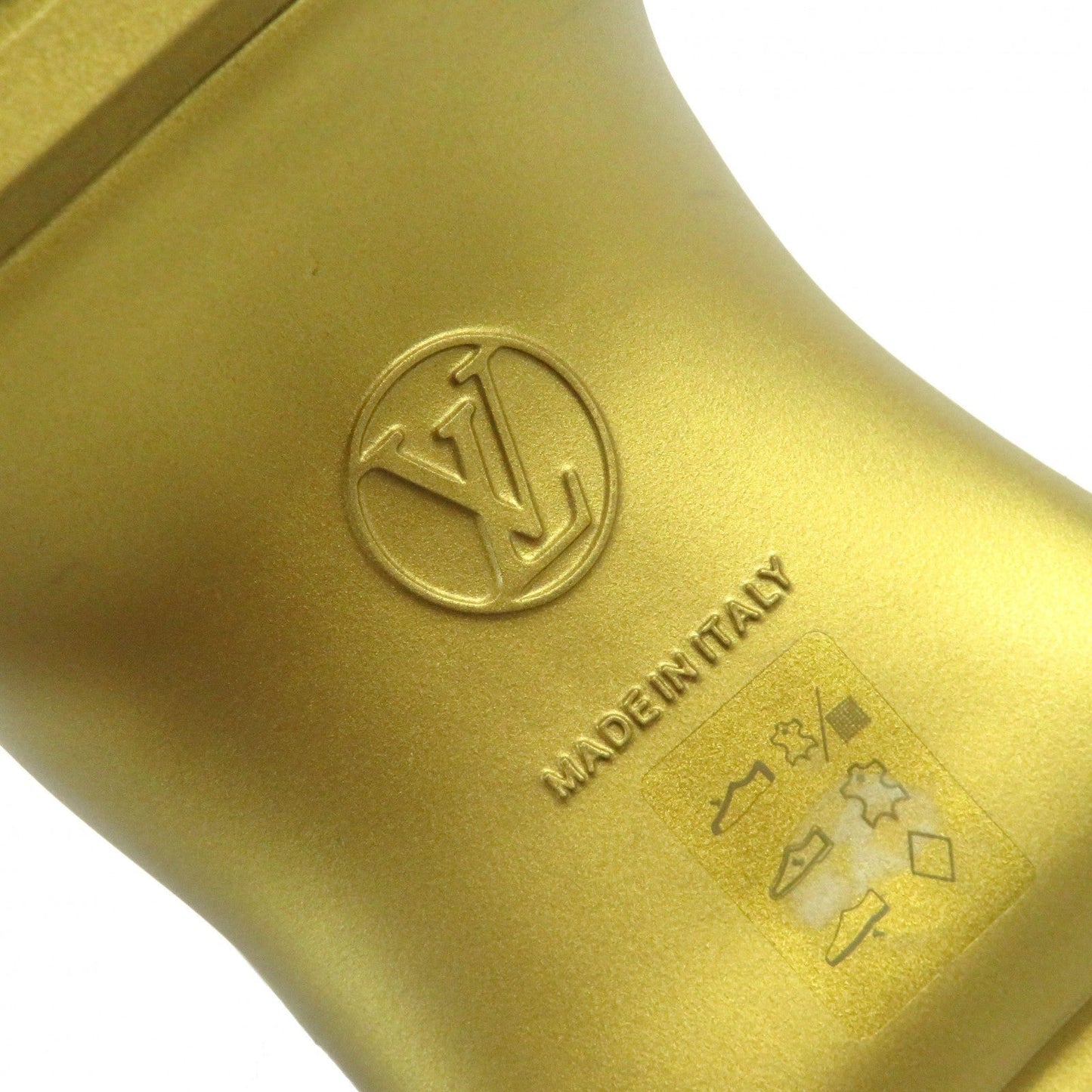LOUIS VUITTON Ankle boots leather Brown gold Arclight line 42