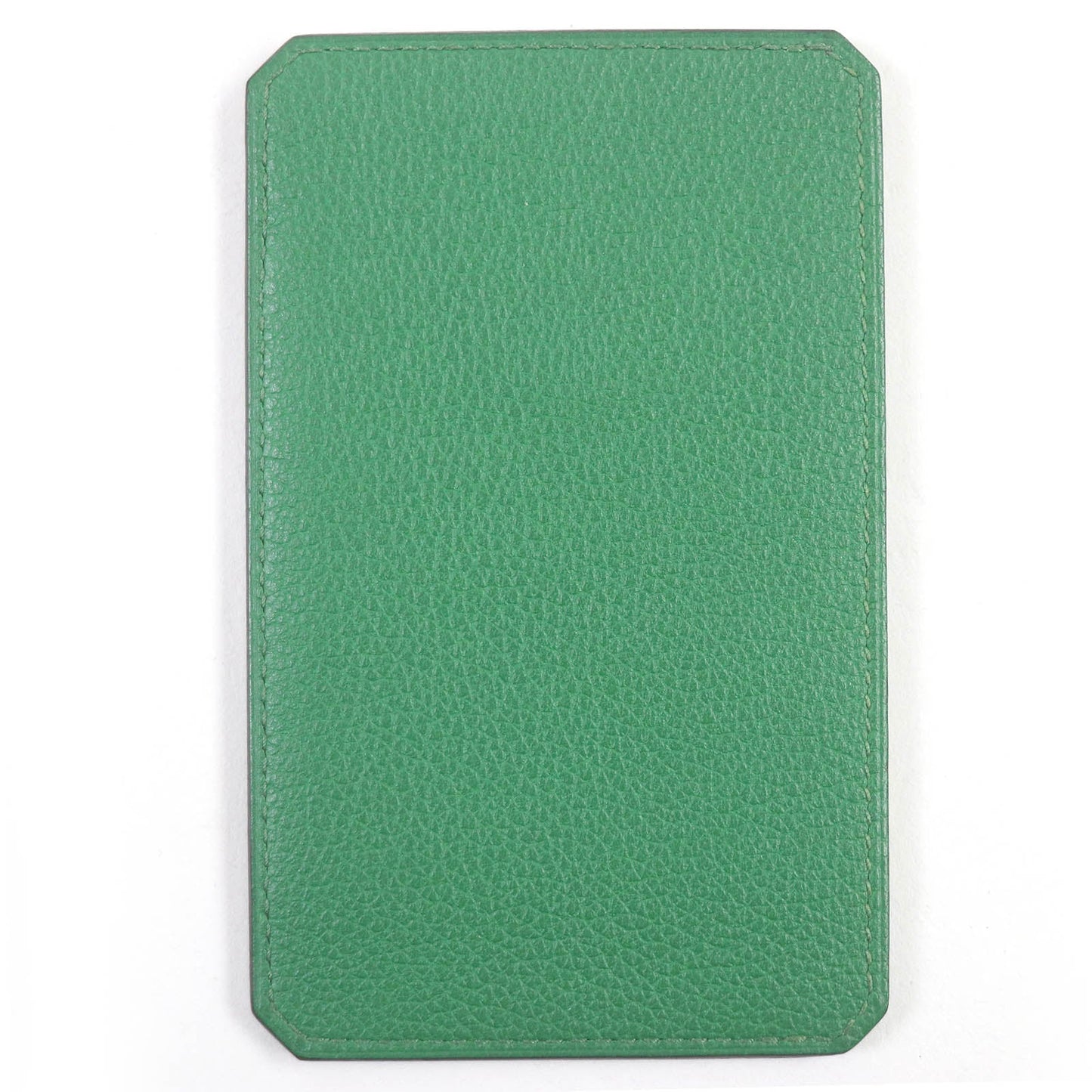 HERMES Card Case Epsom green City 3CC