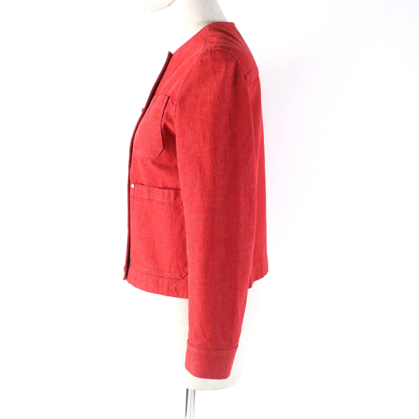 HERMES No color jacket 2E0251DQ cotton Red 36