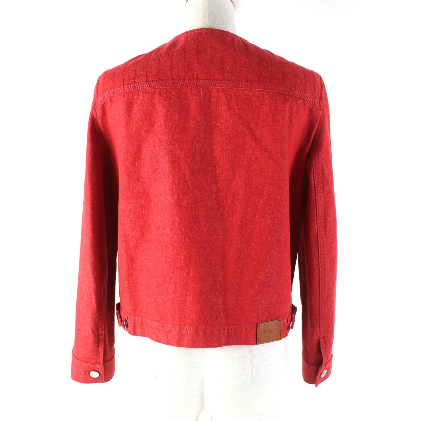 HERMES No color jacket 2E0251DQ cotton Red 36