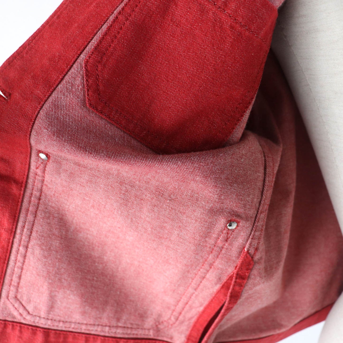 HERMES No color jacket 2E0251DQ cotton Red 36