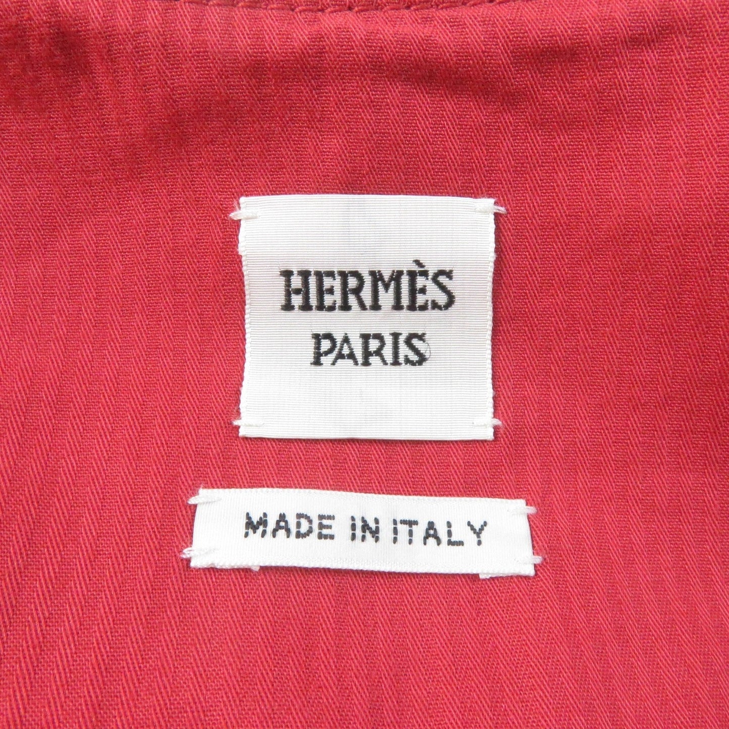 HERMES No color jacket 2E0251DQ cotton Red 36