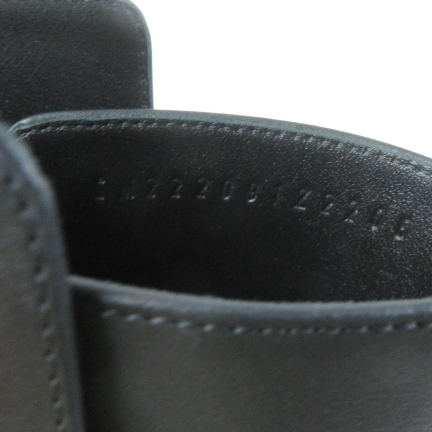 HERMES short boots leather black Saint Germain 36
