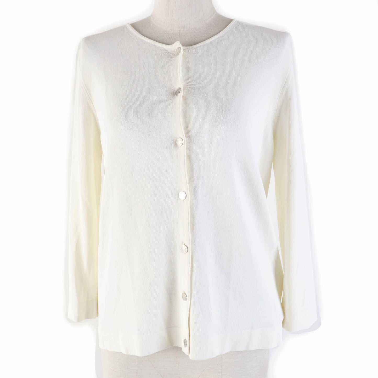 HERMES cardigan Rayon Ivory