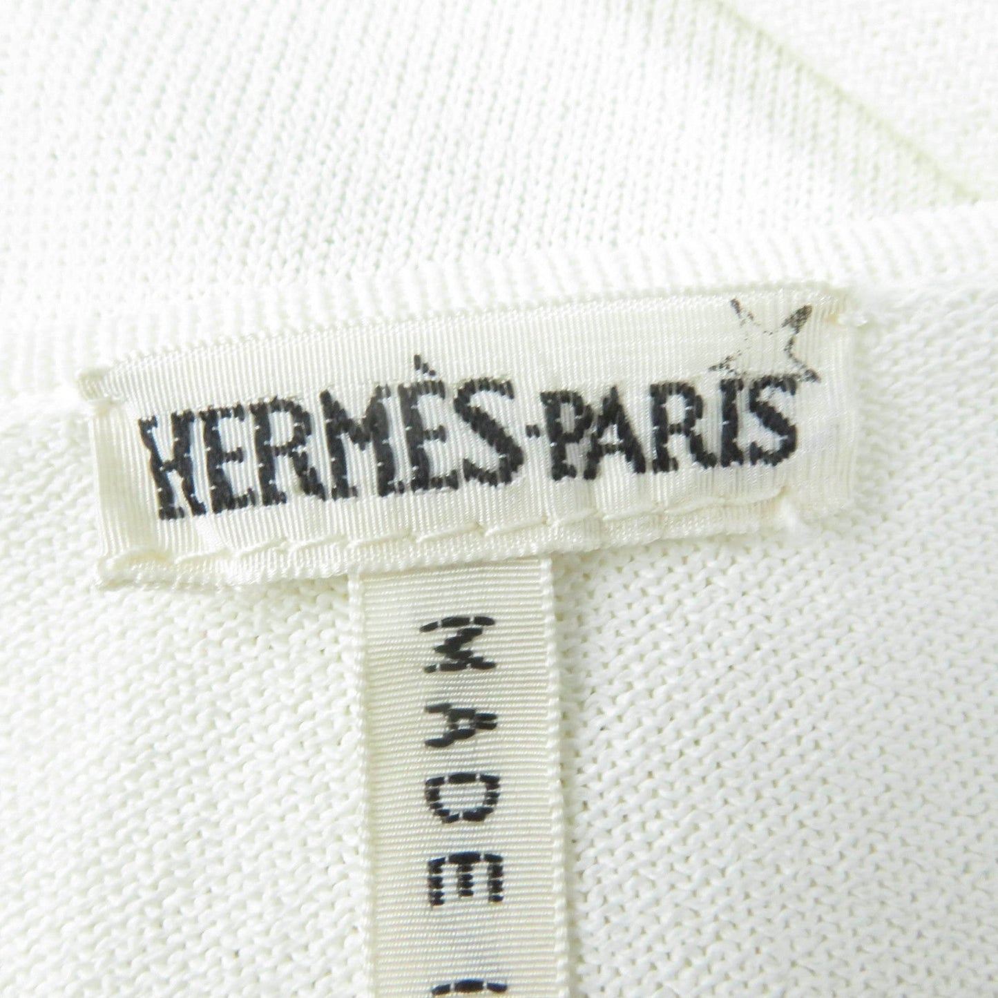 HERMES cardigan Rayon Ivory