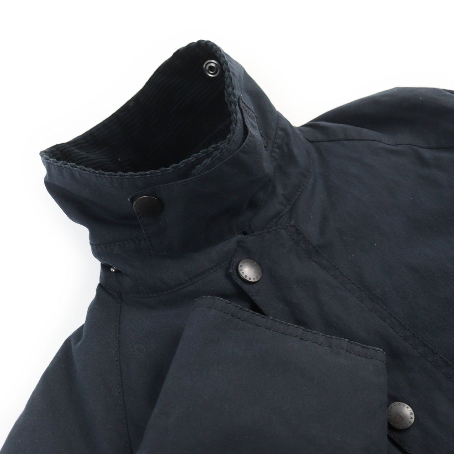 LOUIS VUITTON 1A7XYW polyester Navy Monogram zip-through top M