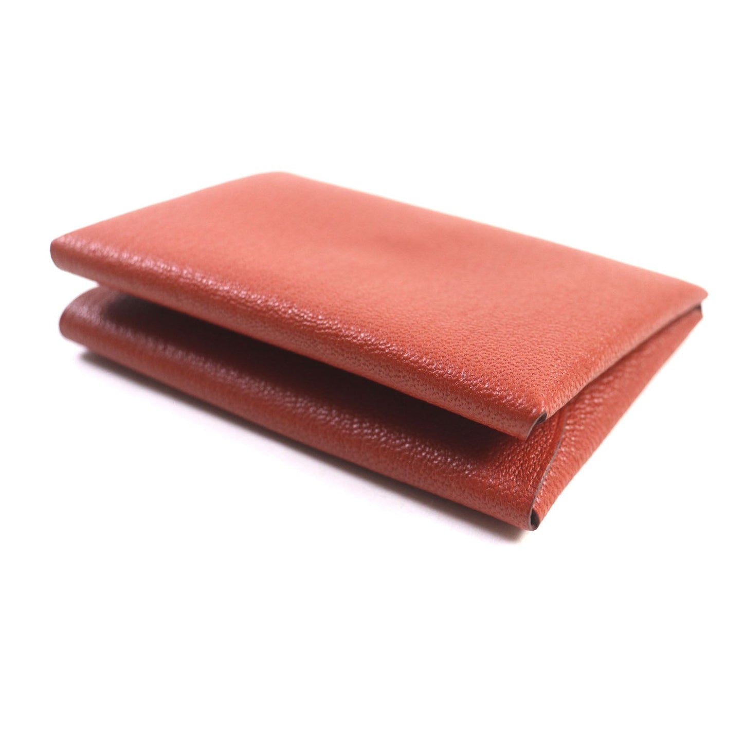 HERMES Coin case Shoble misol Orange Calvi duo