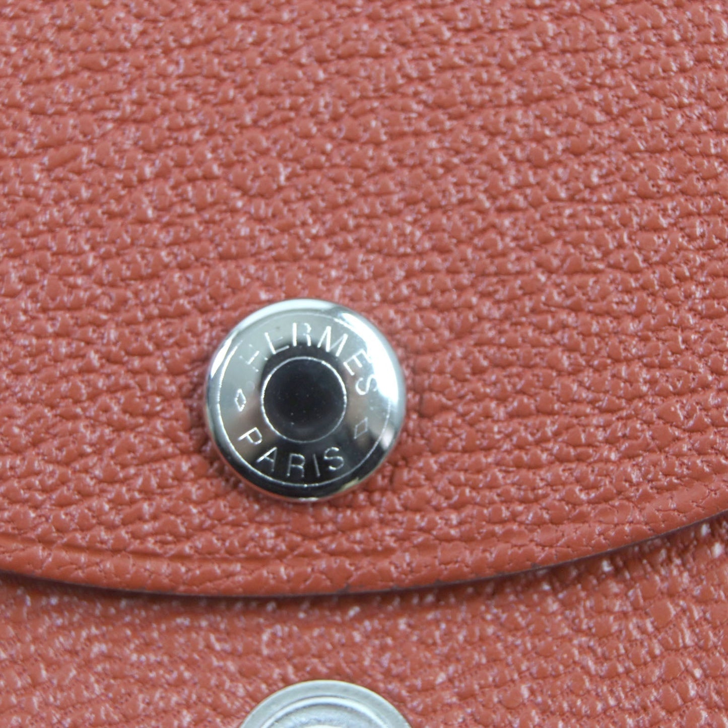 HERMES Coin case Shoble misol Orange Calvi duo