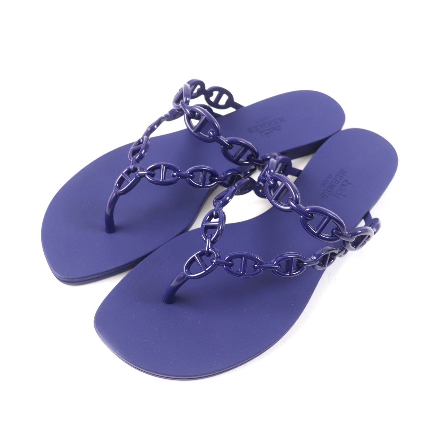 HERMES Sandals rubber purple island 37