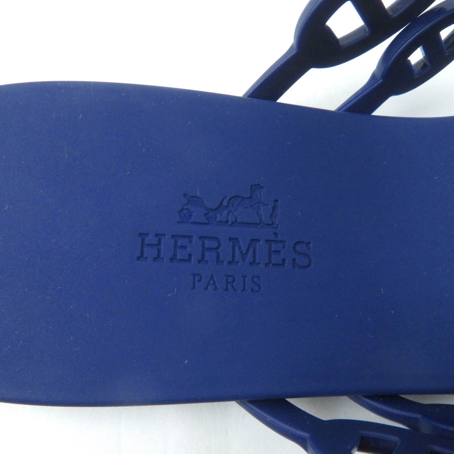 HERMES Sandals rubber purple island 37