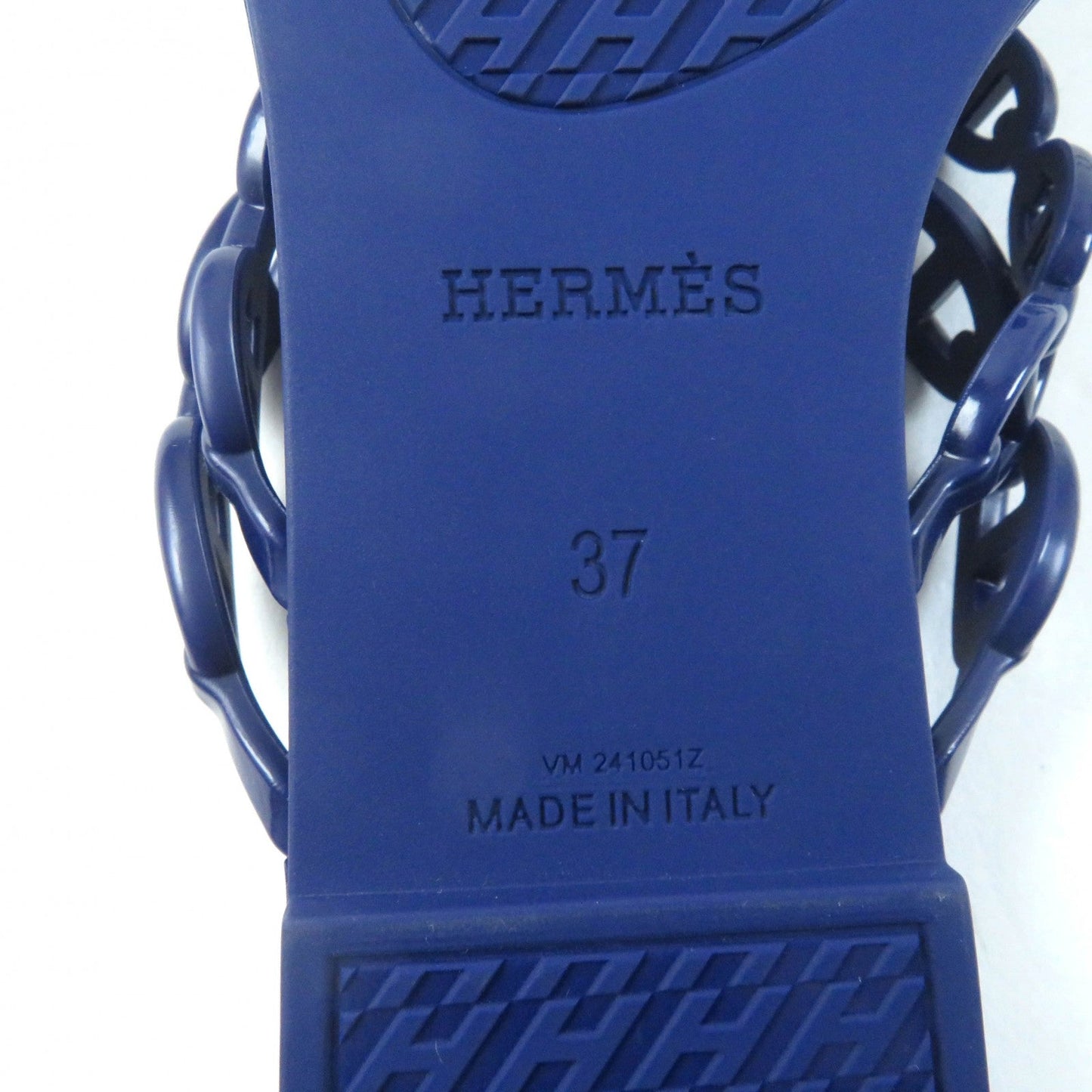 HERMES Sandals rubber purple island 37