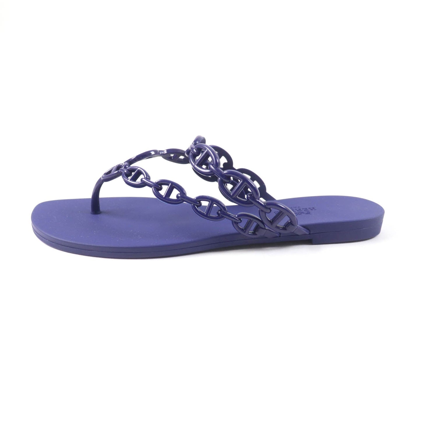 HERMES Sandals rubber purple island 37