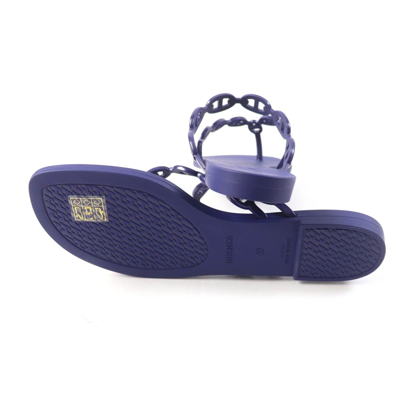 HERMES Sandals rubber purple island 37