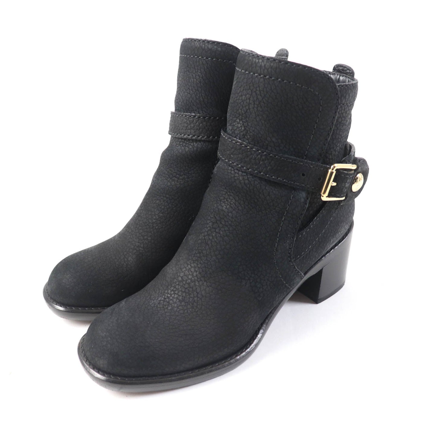 LOUIS VUITTON Ankle boots leather black 38