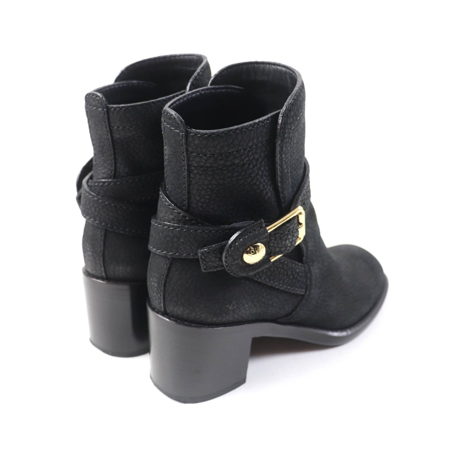 LOUIS VUITTON Ankle boots leather black 38