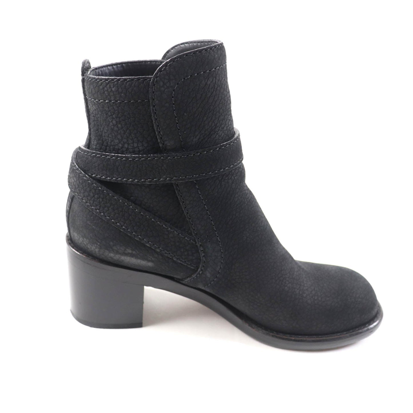 LOUIS VUITTON Ankle boots leather black 38