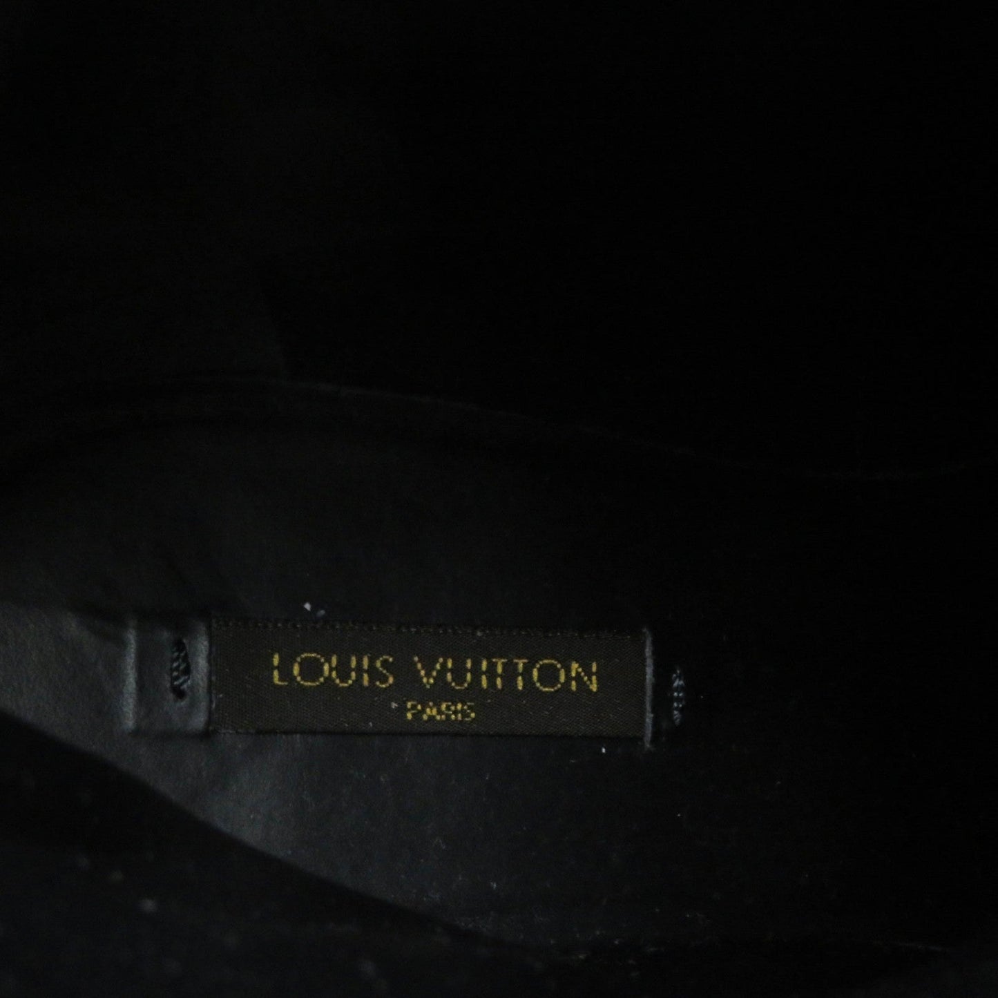 LOUIS VUITTON Ankle boots leather black 38