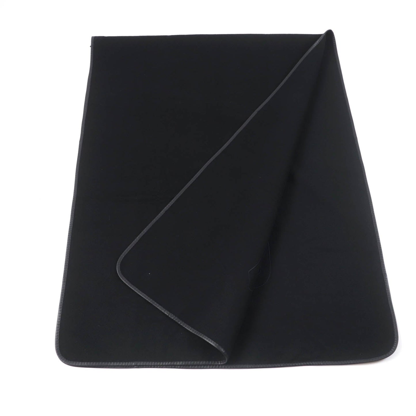 HERMES shawl cashmere black ETRIERS stirrups