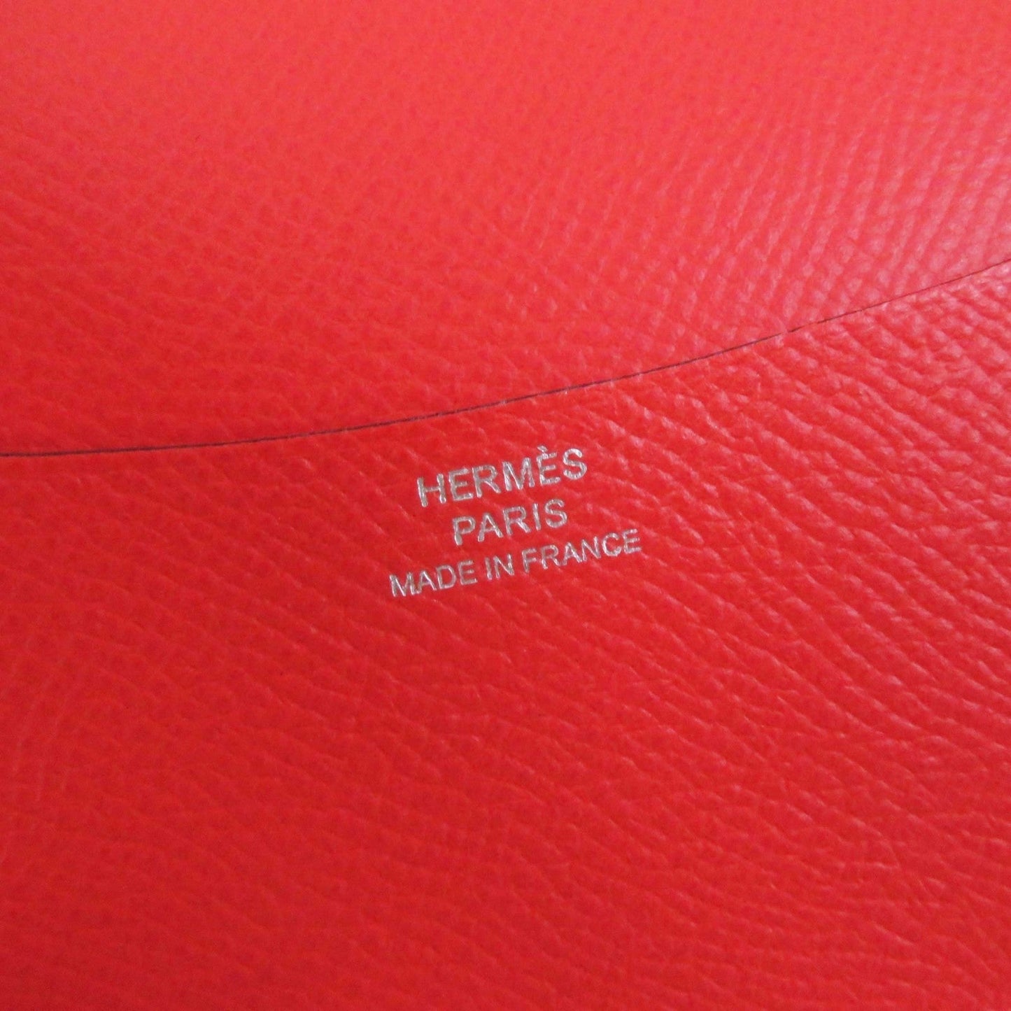 HERMES Notebook cover Epsom Rouge tomato Agenda PM