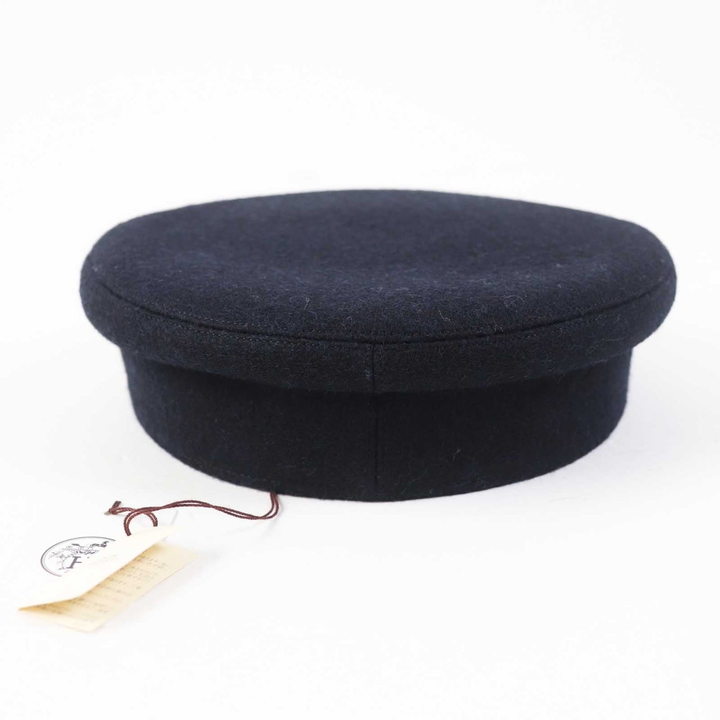 HERMES Casquette wool Dark navy saint malo 58