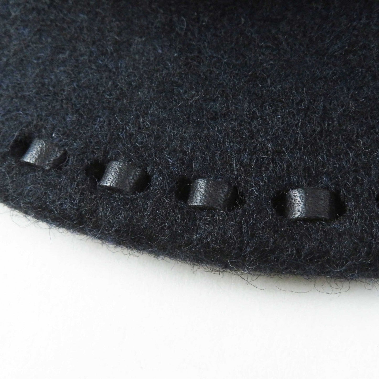 HERMES Casquette wool Dark navy saint malo 58