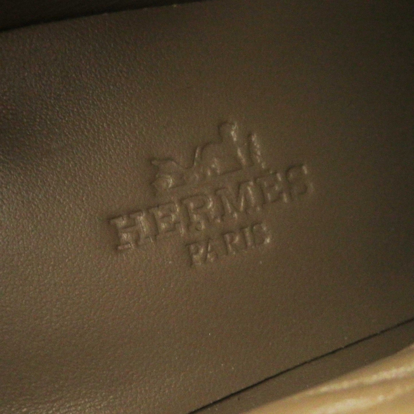 HERMES short boots leather black Saint Germain 37