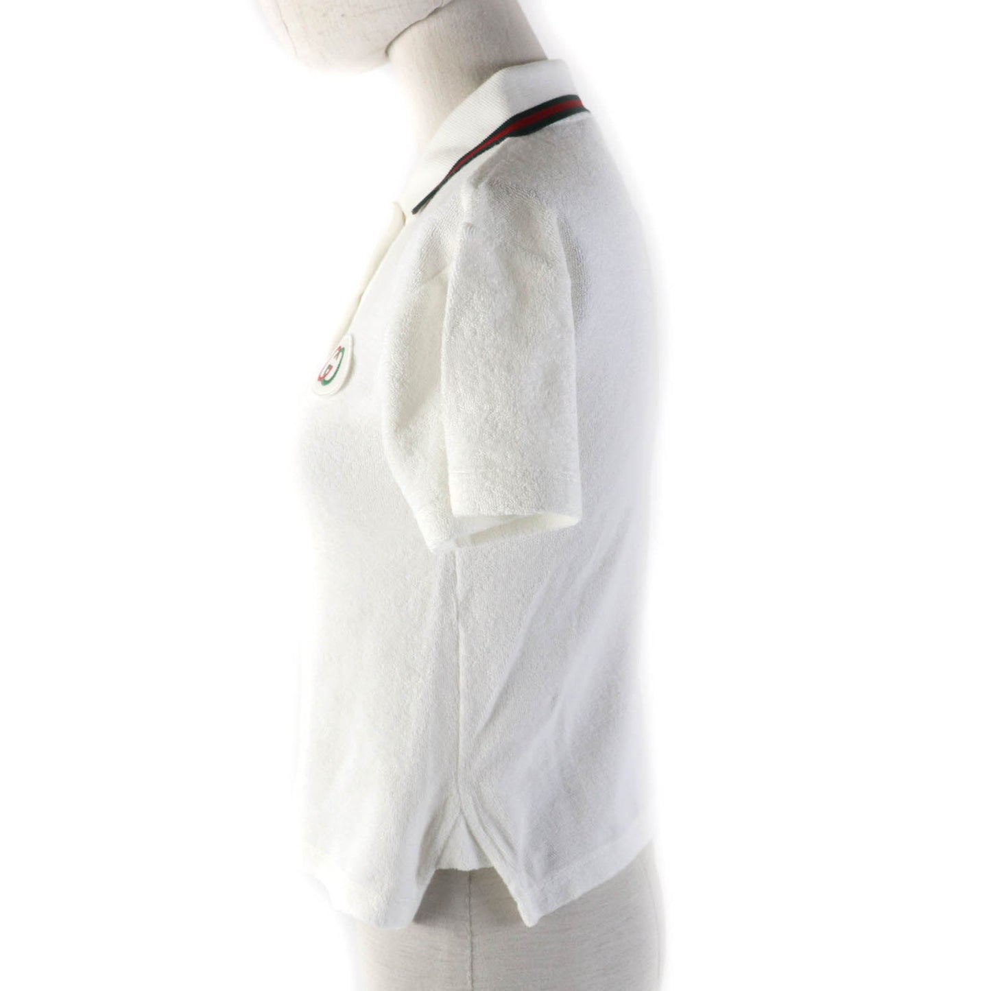 GUCCI Short sleeve polo shirt 599122 cotton white XS