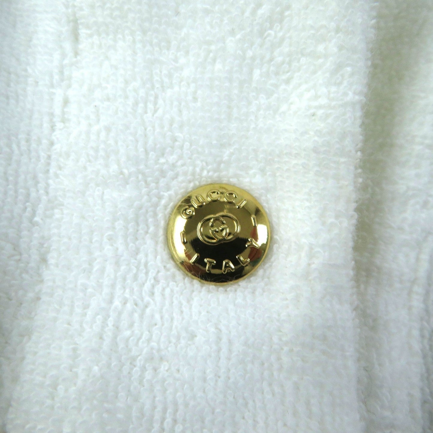 GUCCI Short sleeve polo shirt 599122 cotton white XS