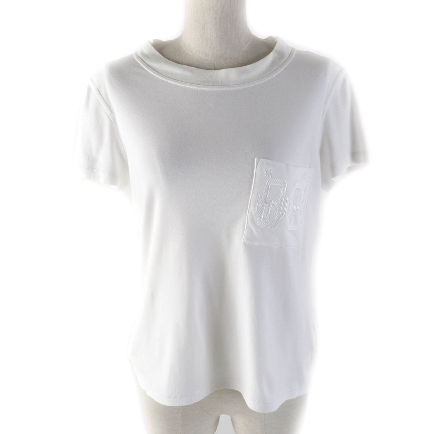 HERMES Short sleeve T-shirt cotton white 38