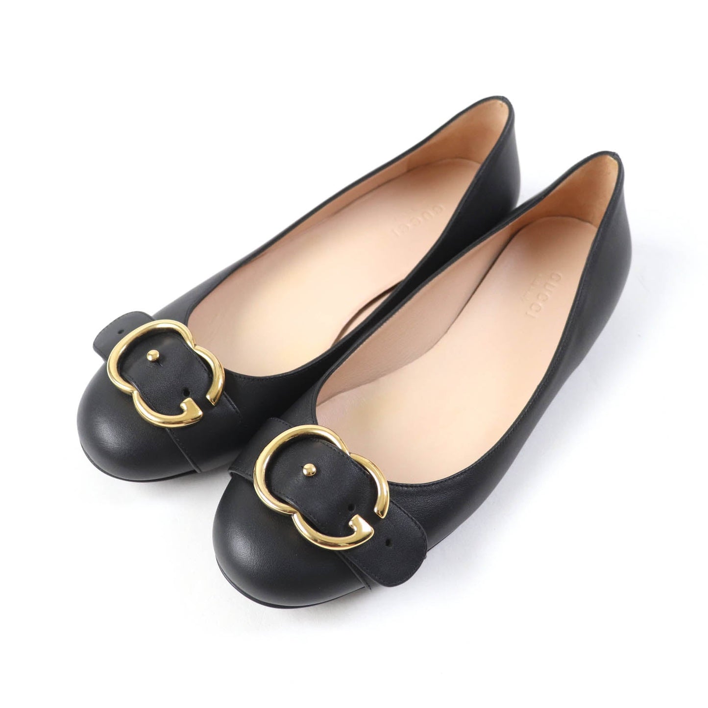 GUCCI Ballet shoes 428565 leather black 36