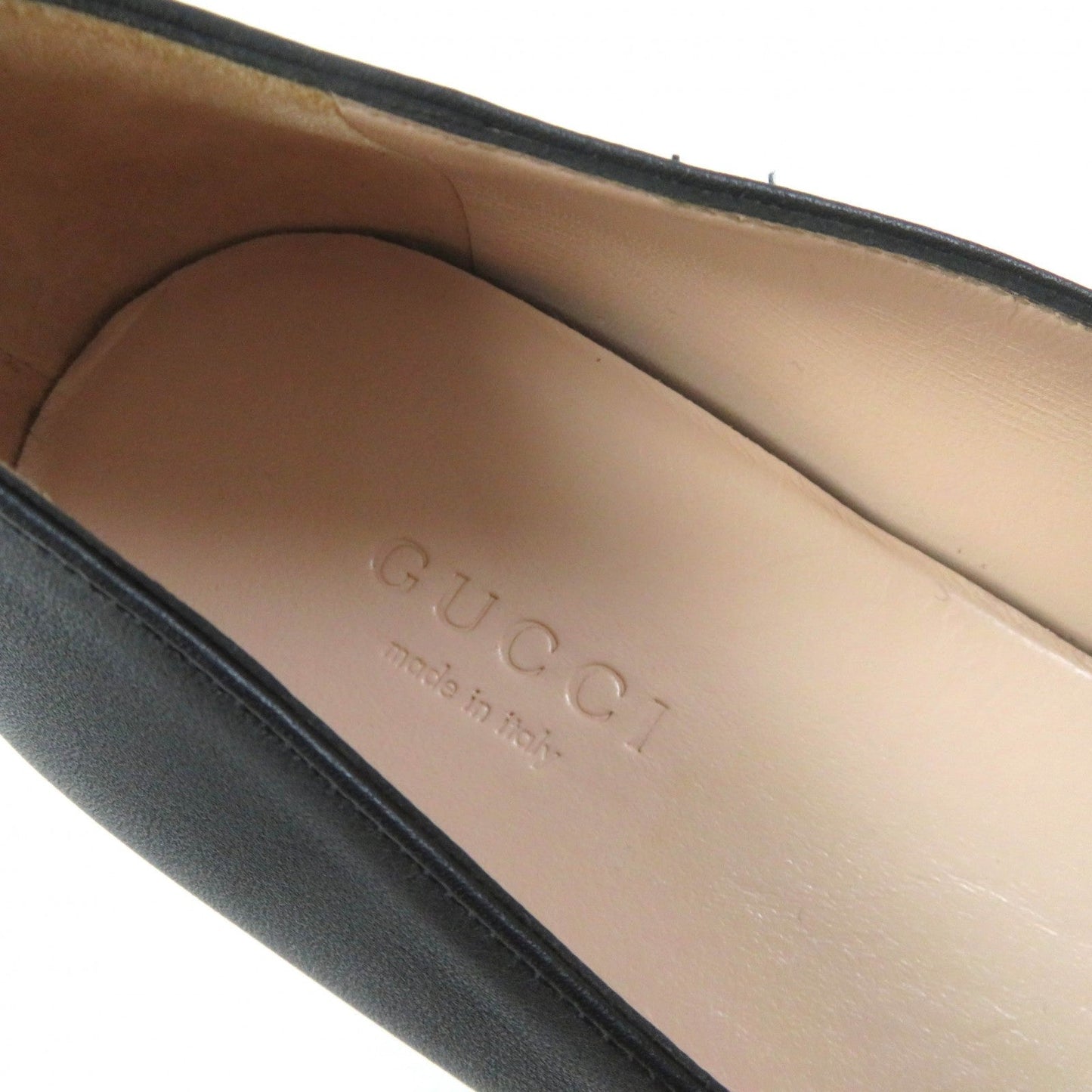 GUCCI Ballet shoes 428565 leather black 36