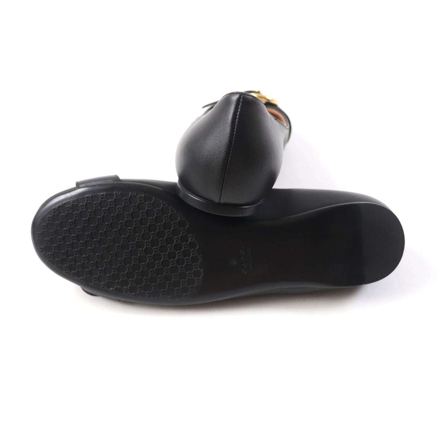 GUCCI Ballet shoes 428565 leather black 36
