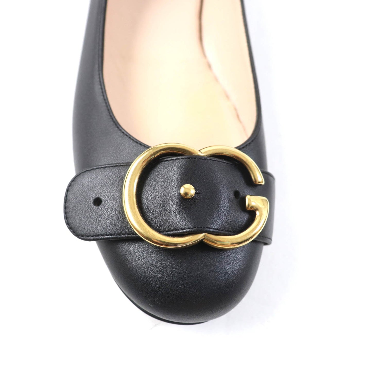 GUCCI Ballet shoes 428565 leather black 36